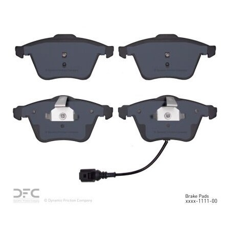 Dynamic Friction Co DFC 3000 Semi-Metallic Brake Pads - 1311-1111-00
